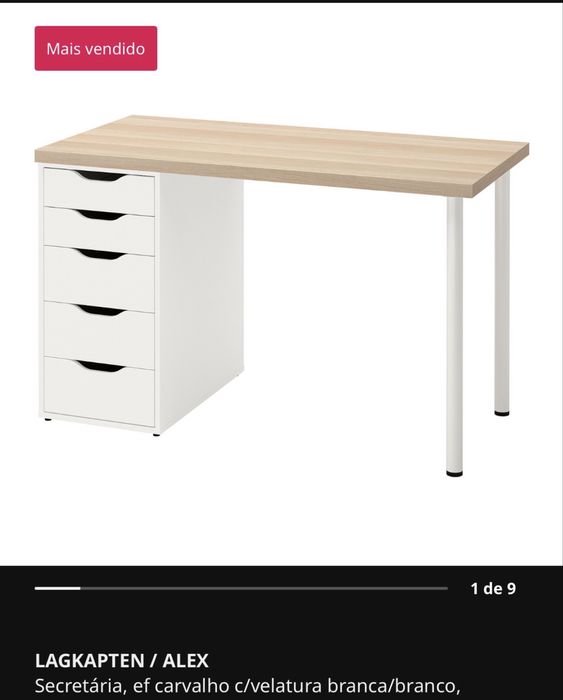 Secretária IKEA Lagkapten / Alex