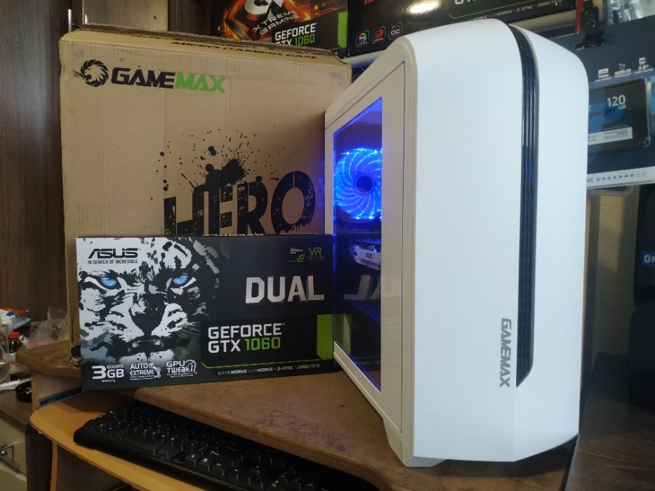 Ігровий комп'ютер Intel I5 4570 3.6GHZ, GTX 1060, 16GB, SSD240+500