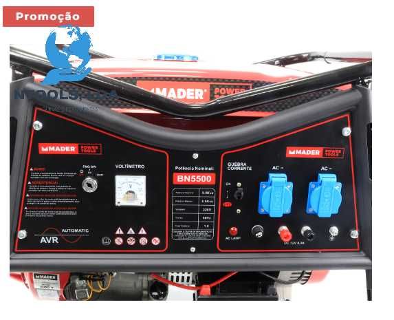 Gerador Monofásico 5.5 KVA 16 A com AVR - NOVO - PROMOÇÂO