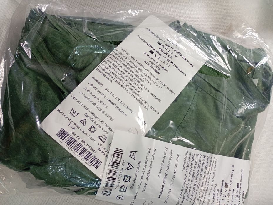 Wojskowy kombinezon czołgisty MON