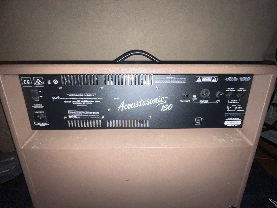 Amplificador fender acoustasonic 150