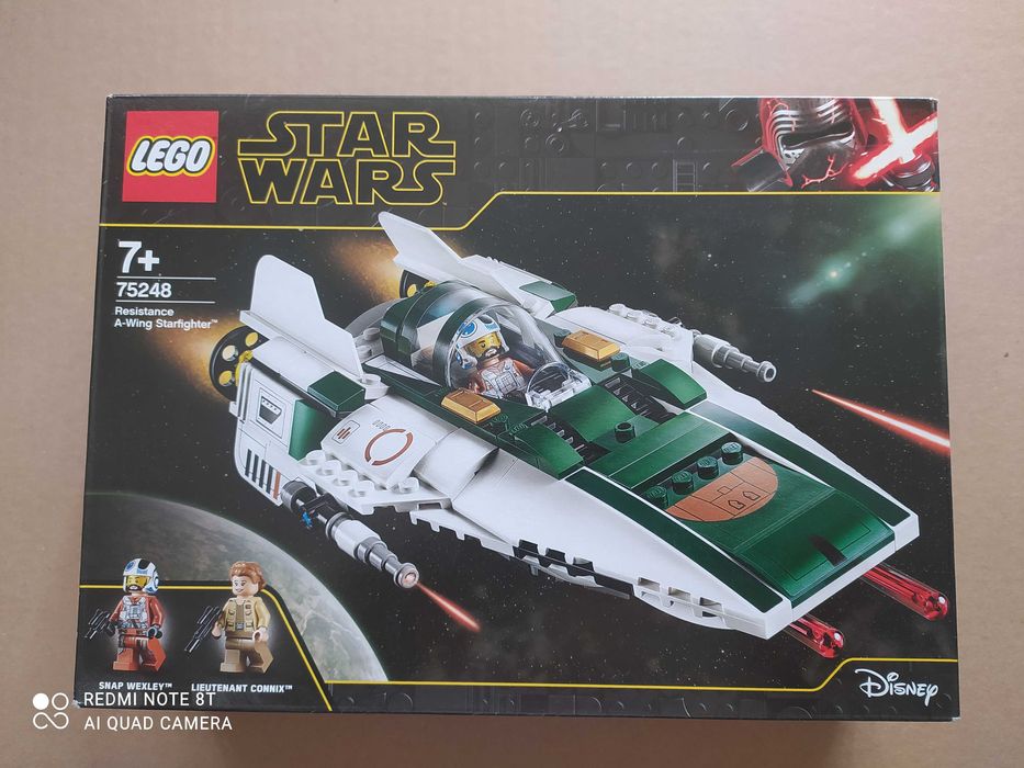 LEGO Star Wars 75248 - Myśliwiec A-Wing Ruchu Oporu , NOWY super stan