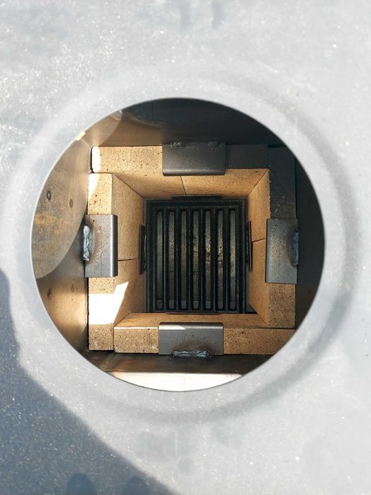 Piecyk szamotowy koza 7 cegieł  atest kominek piec szamotowy