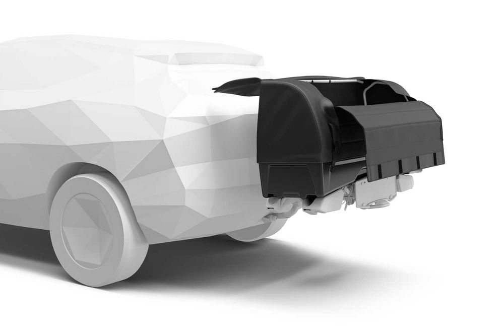 Box bagażowy na hak Thule Onto 2 300L do Thule EasyFold 3 | NOWY | Promocja -15%