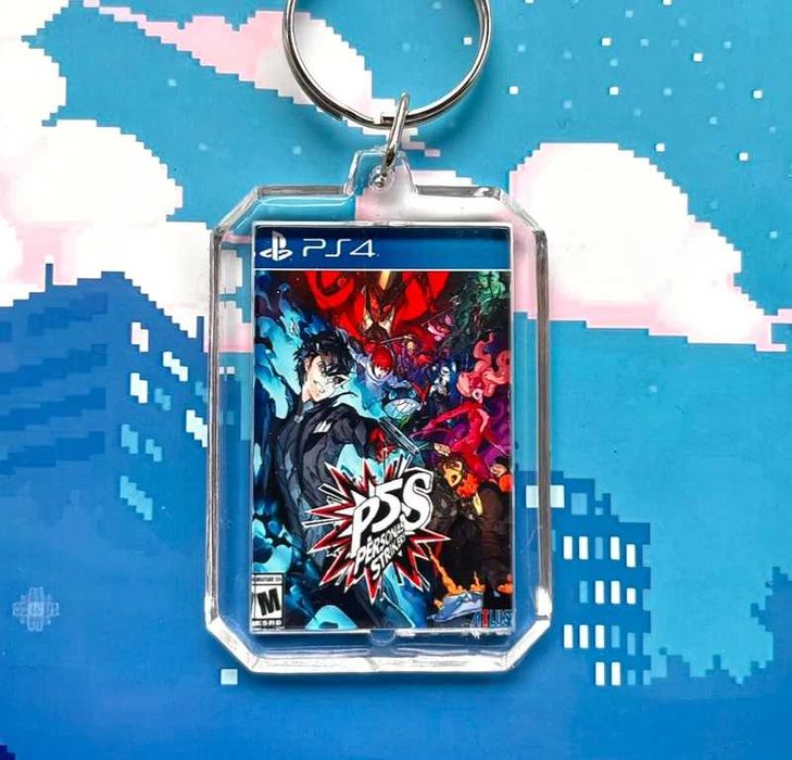 Brelok Persona 5 Strikers - mini okładka gry PS4