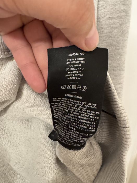 Bluza z kapturem hoodie Ami Paris S Tricolor logo