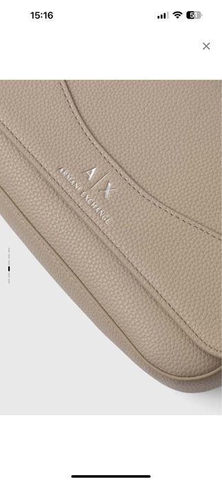 Сумка,сумочка, бежева, Нова, Армані/Armani Exchande