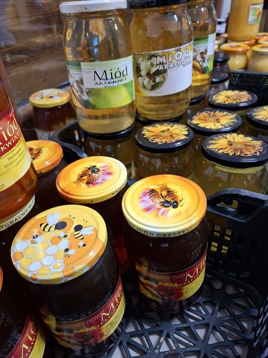 Miód Lipowy. Miodowy box. Pakiet 4 x słoik 900ml wysyłka gratis.