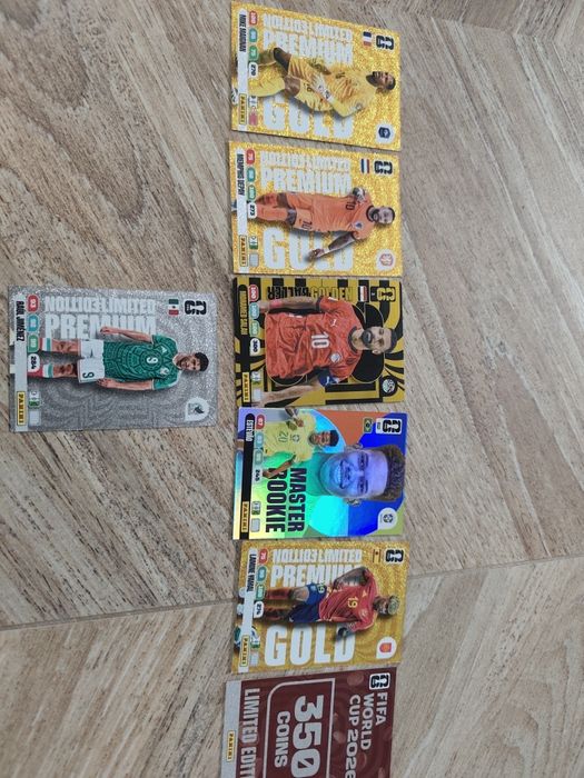 Zestaw kart piłkarskich