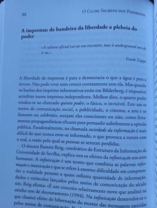 O Clube Secreto dos Poderosos; Os planos ocultos de Bilderberg - Cristina Martín Jiménez