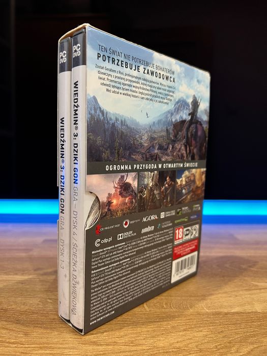 Wiedźmin 3 (PC PL 2015) slipcase box polskie premierowe wydanie