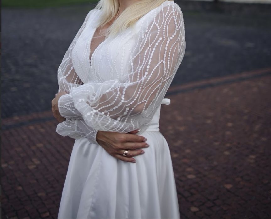 Ексклюзивна весільна сукня  (корсетна)