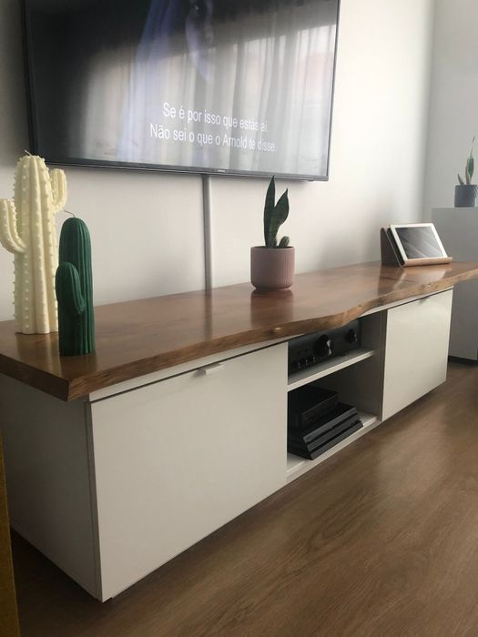 Mesa/ Consola/Prateleira de madeira pinho