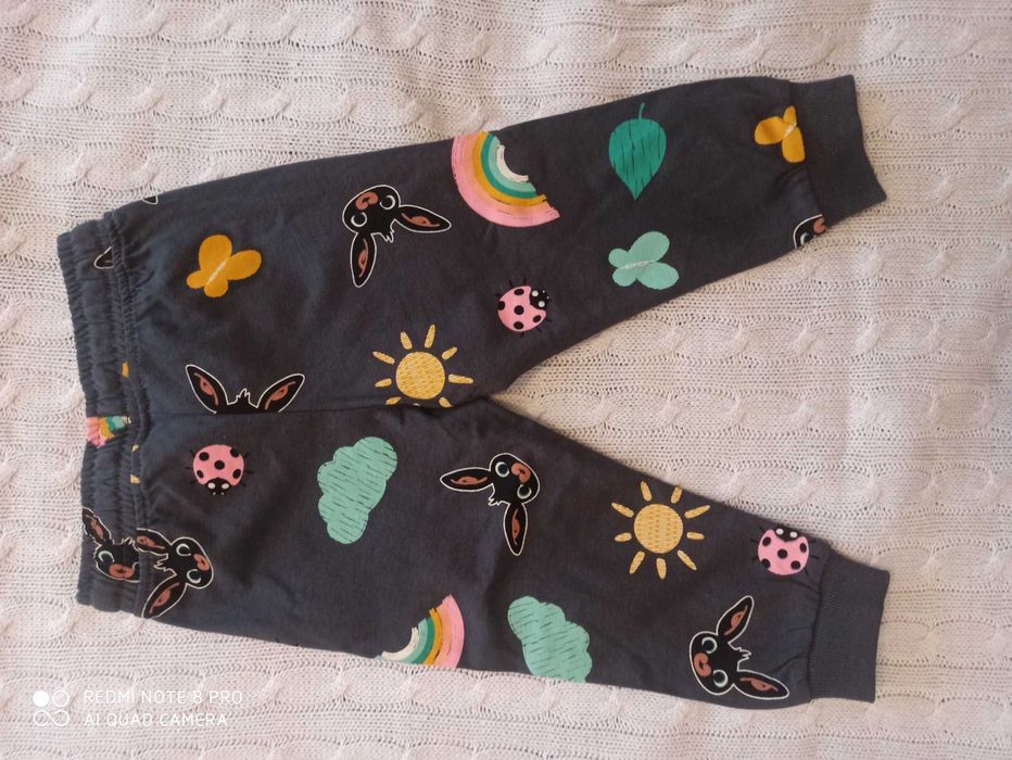 Spodnie dresowe dziewczęce 80 cm