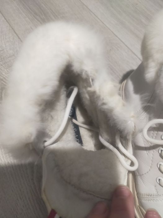 Ботинки зимние кожанные