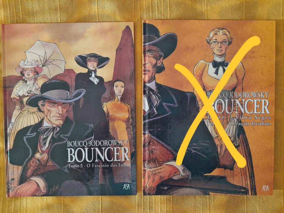 Bouncer - Boucq / Jodorowsky Tomo 2, 4, 5 (6 e 7) (8 e 9) (10 e 11)