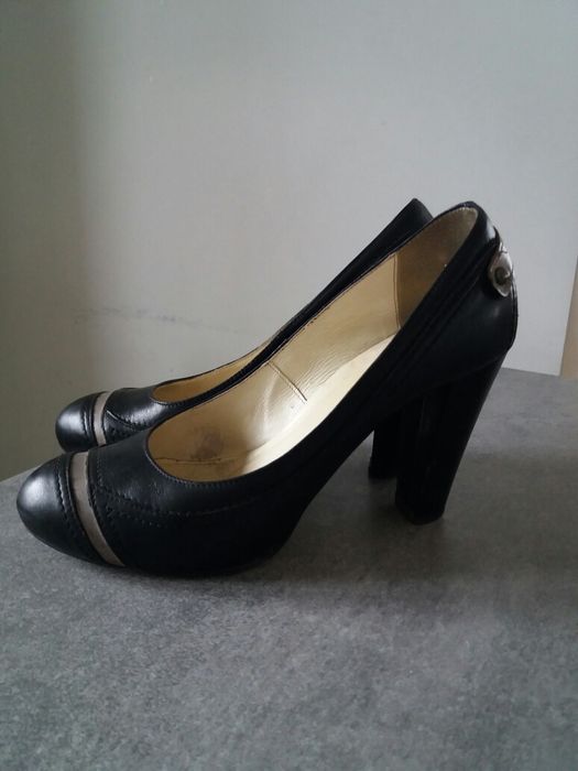 Czółenka, buty skórzane rozm. 38