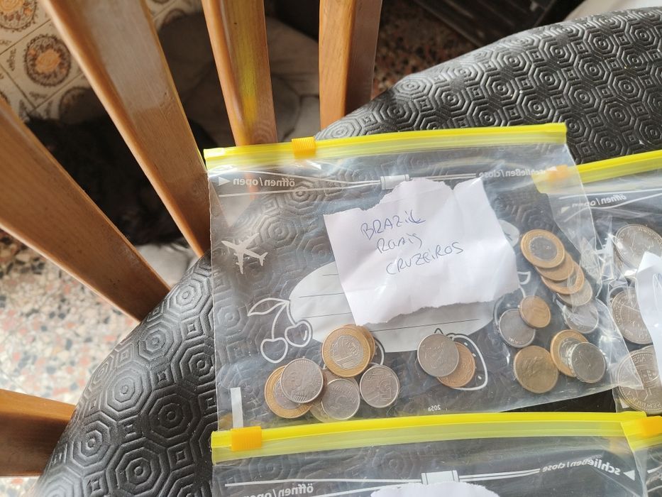 Várias notas de coleção