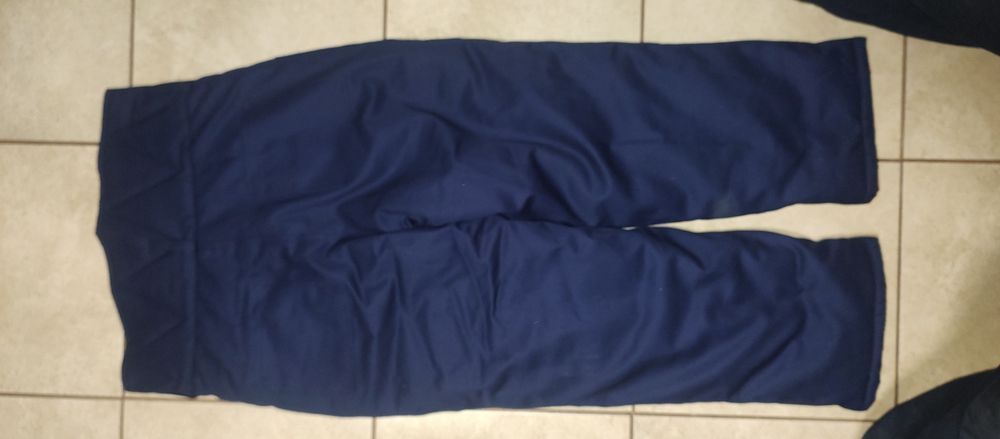 Штани чоловічі робочі зимові сині