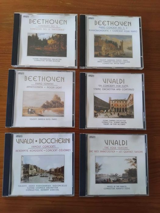 Conjunto 6 CDs música clássica