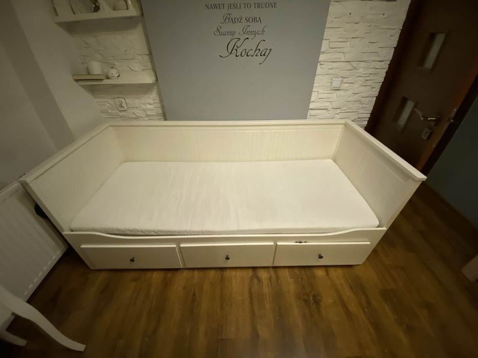 Łóżko Hemnes białe