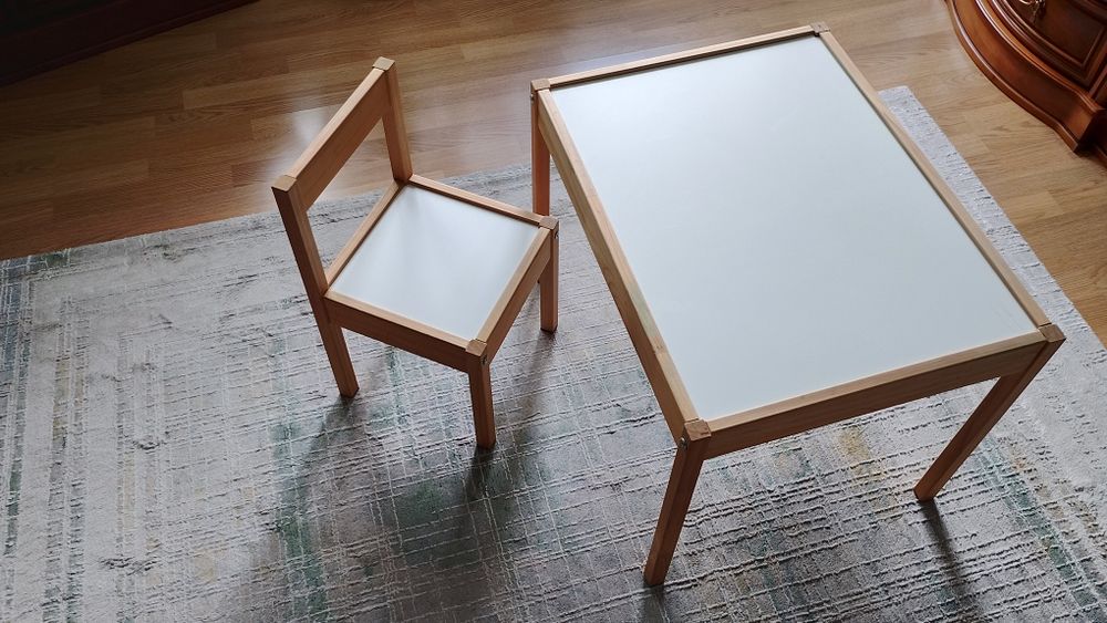 LATT Ikea stolik z krzesełkiem