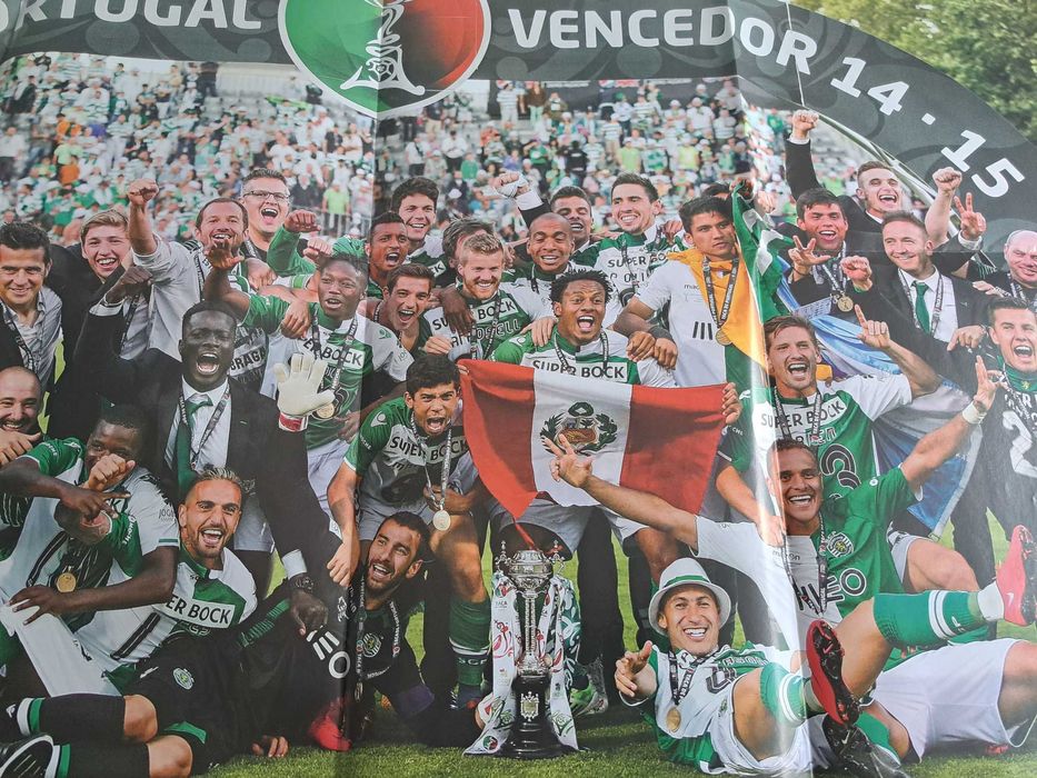 Poster Gigante - Sporting CP - Vencedor da Taça de Portugal 2014/2015