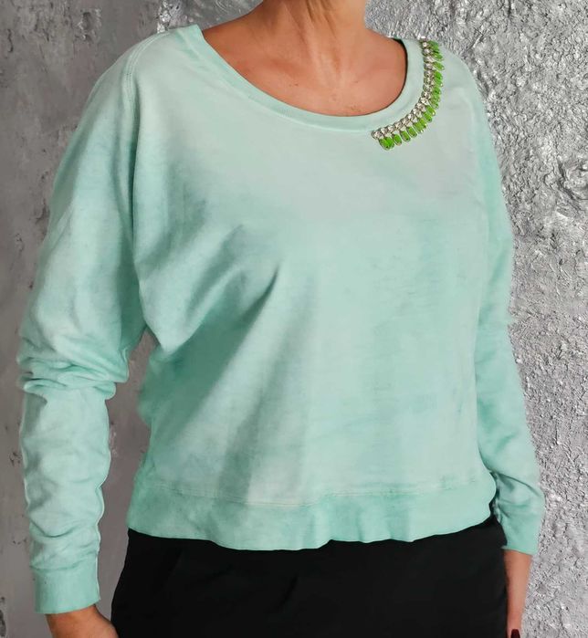 GUESS bluza turkusowa roz L/XL