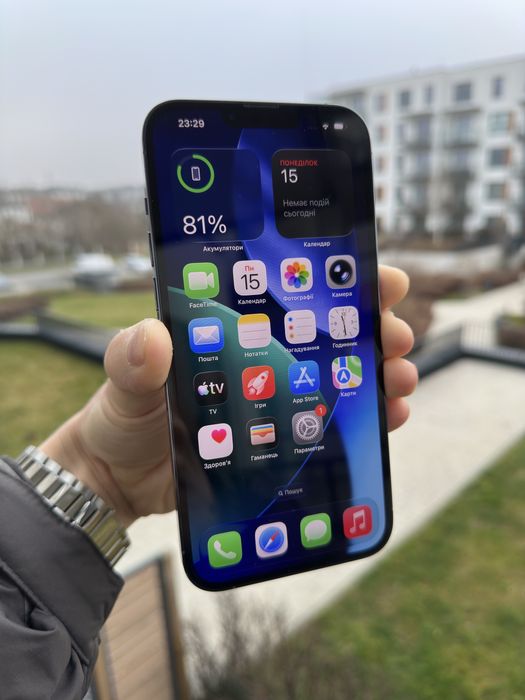 Apple IPhone Айфон 13 Про Макс 256ГБ Sierra Blue, Неверлок, Оригінал