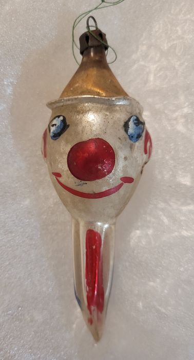 Bombka prl pajac rzadka bombka