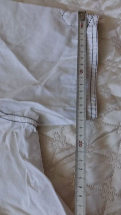 Koszula, 100% bawełna, pagony, Cedar Wood State, bluzka biała lekka, M