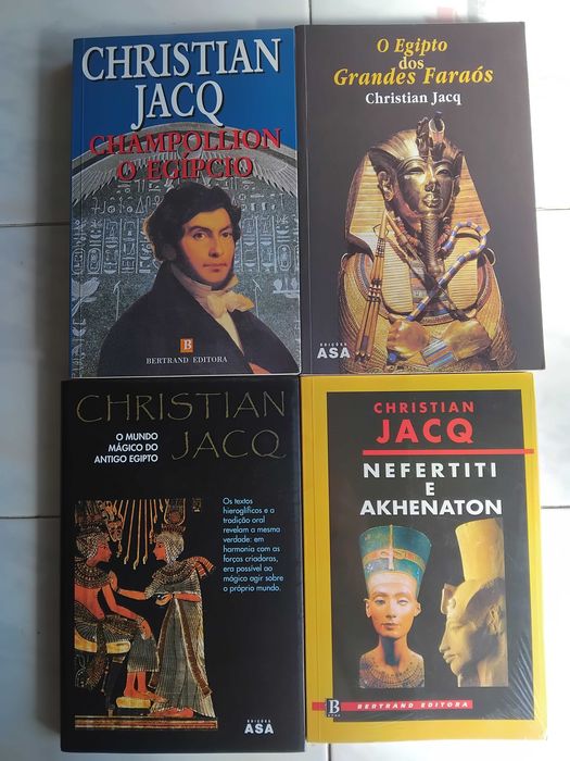 4 Livros de Romance Histórico/Biografia-por Christian Jacq