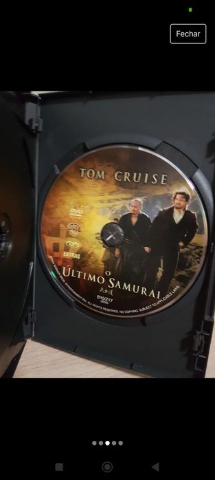 DVD o último samurai
