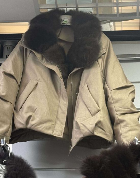 Kurtka parka lisy zimowa