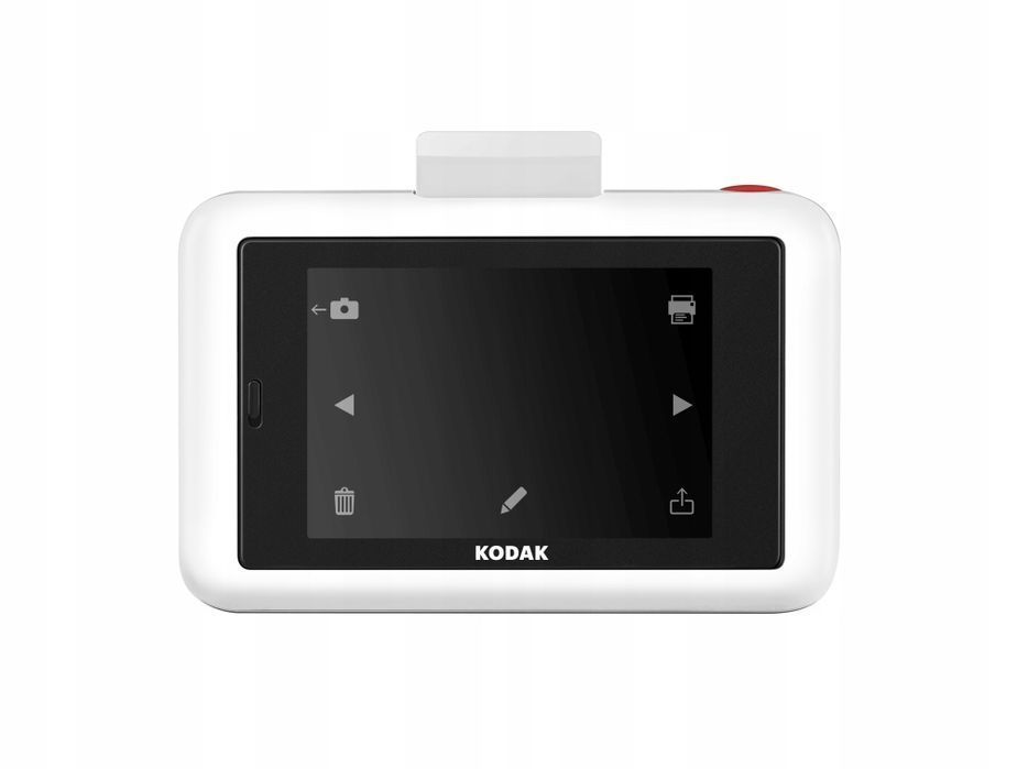 aparat kodak step touch biały bluetooth ekran lcd lampa błyskowa