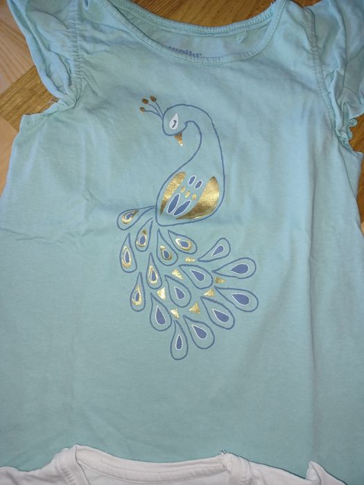 T-shirty 6 sztuk 110-116 dziewczęce