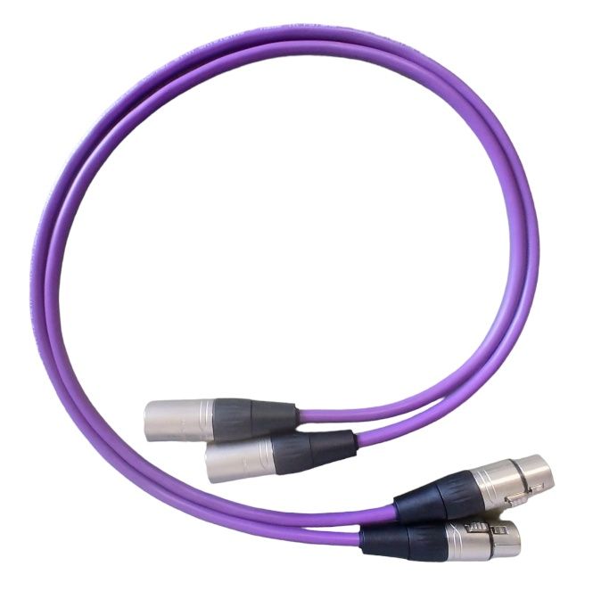 Interkonekt HiFi 2x 0.75m XLR Melodika MDC1230 OFC