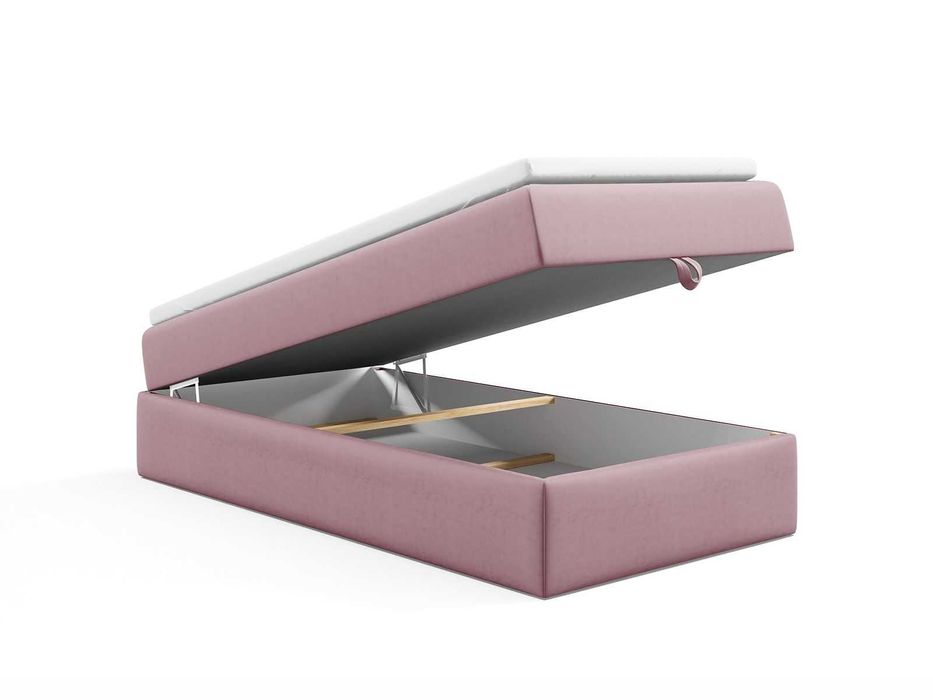 Łóżko KONTYNENTALNE SINGIEL bez wezgłowia 70x200 80x200 90x200 100x200