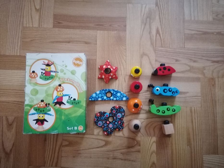 Układanka edukacyjna, zabawka drewniana