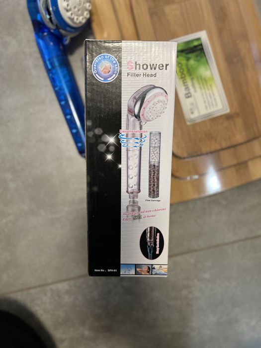 Prysznic i deski do krojenia