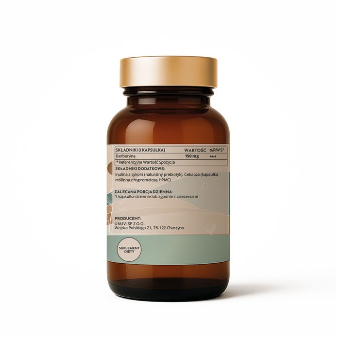UNUVI - Berberyna  150 mg | 120 kapsułek wegetariańskich