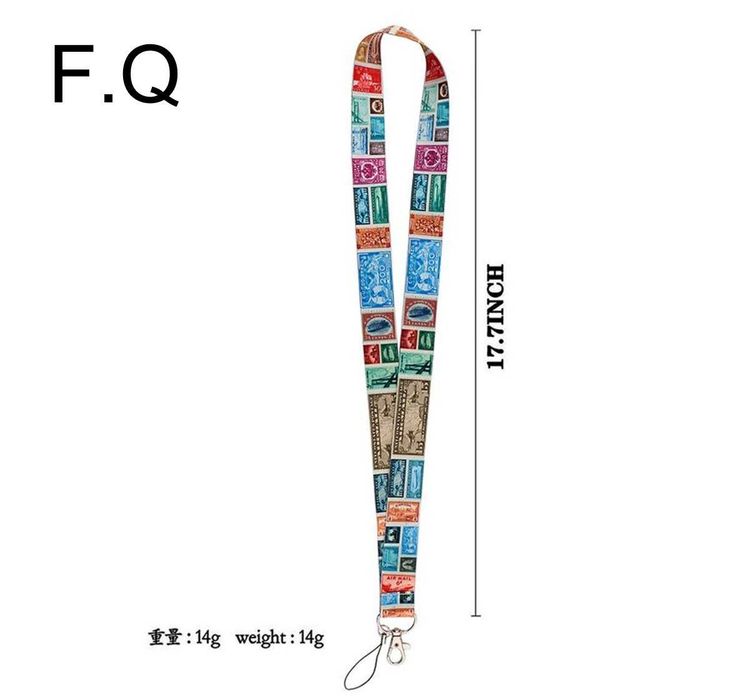 Lanyard fita pescoço Selos, Música; Livros