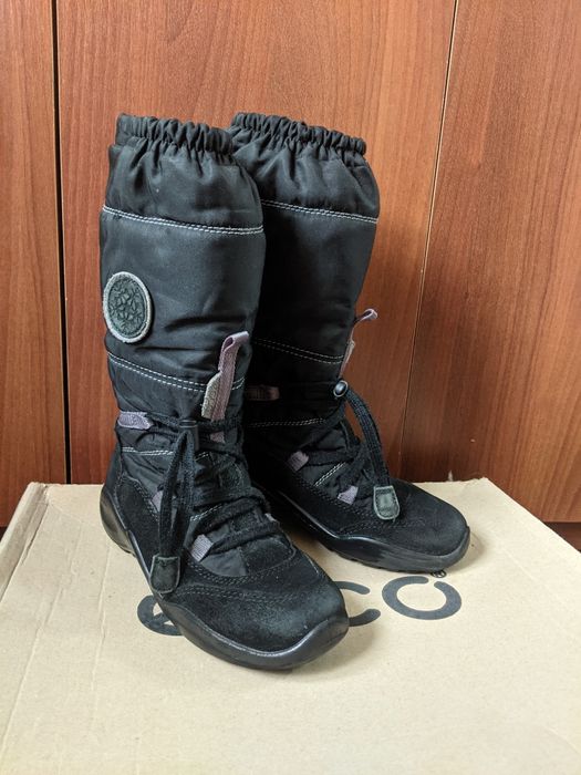 Сапоги чоботи зимові термо замша gore-tex  розмір 32