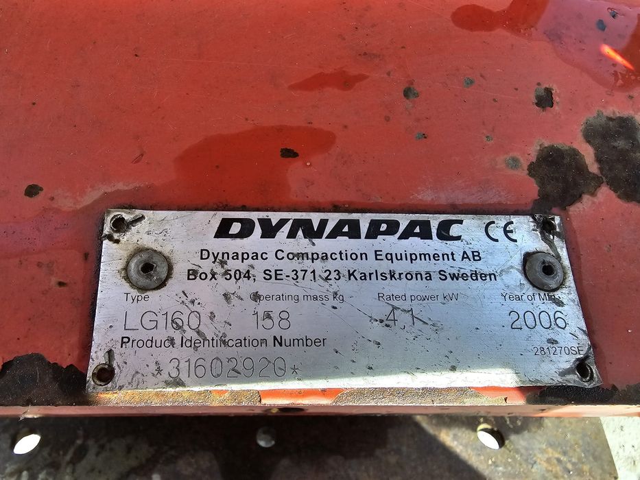 Zagęszczarka Dynapac Ig 160, 158 Kg, F-VAT