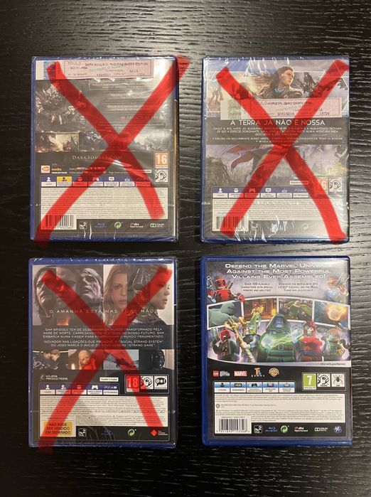 Vários Jogos PS4