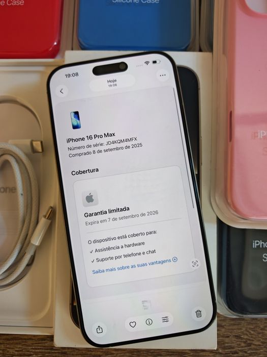 iPhone 16 Pro Max  6.9" 256GB Natural Titanium C/Garantia Aceito Retom