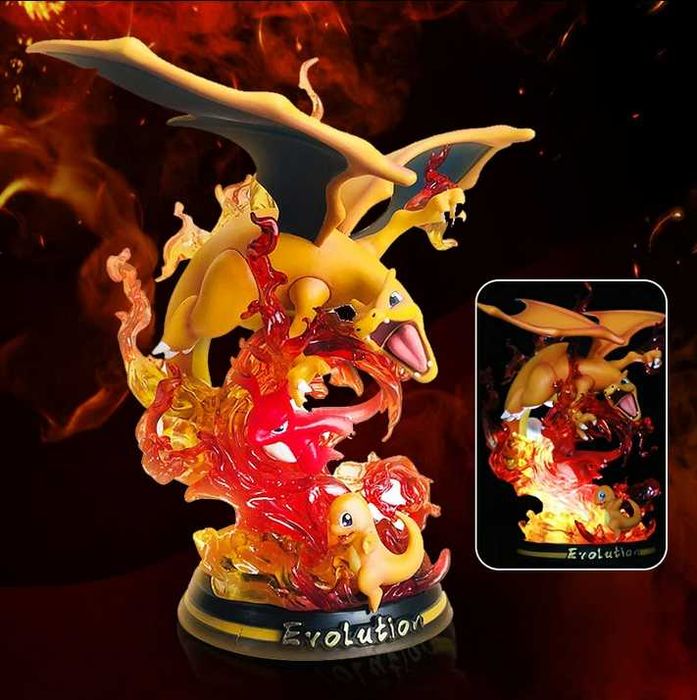 POKÉMON Figura Evolutions Charizard, Charmeleon & Charmander