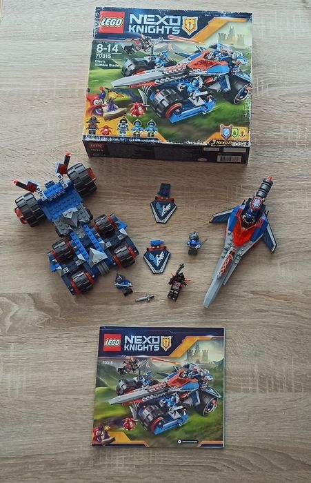Klocki LEGO Nexo Knights Pojazd Claya 70315