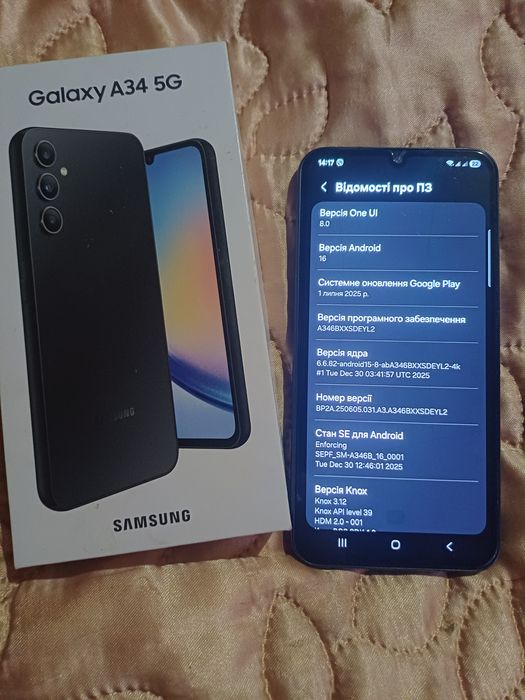 Продам Samsung A34 5g 6/128