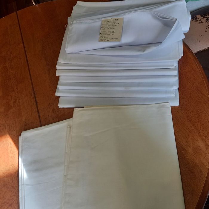 Простыни хлопок белые